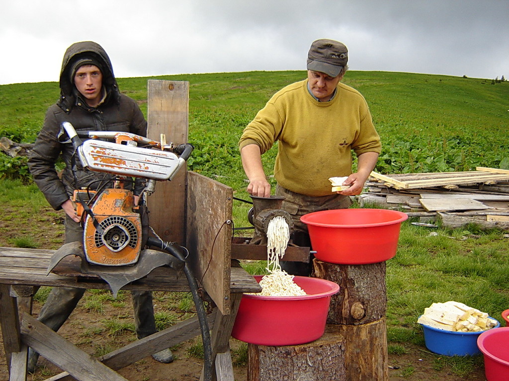 Производственный процесс изготовления брынзы