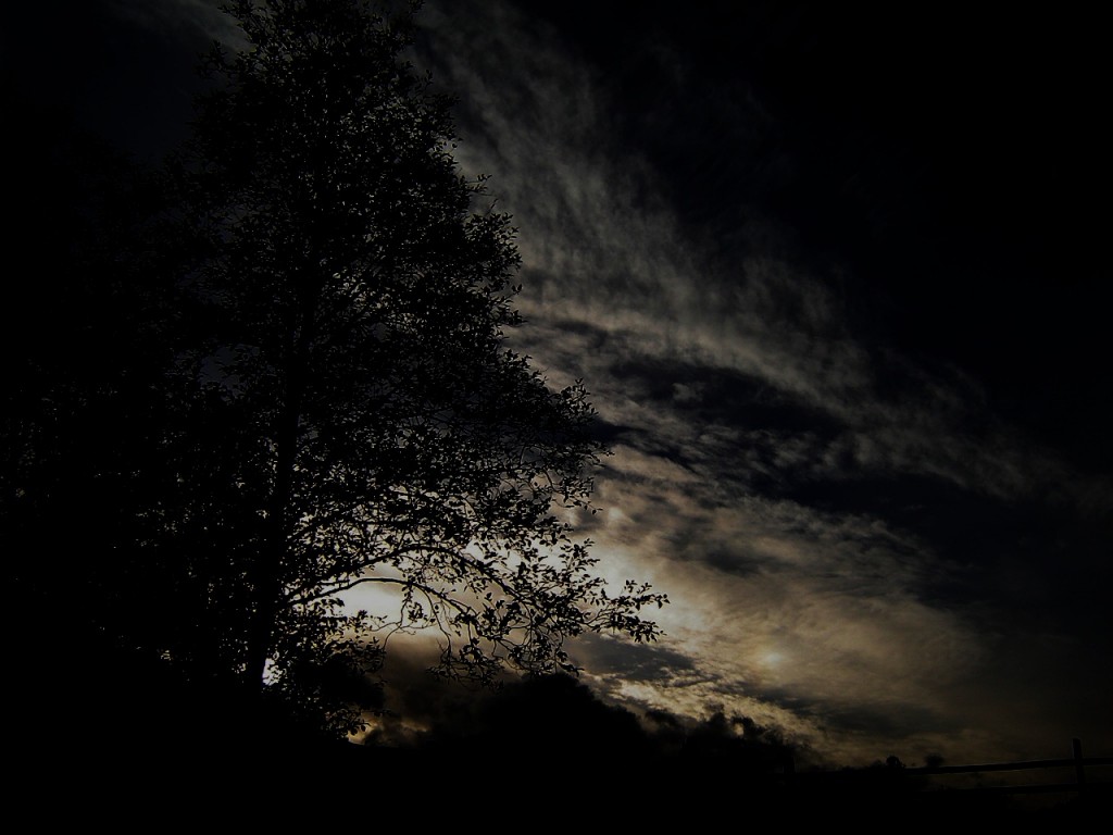 ночь наступает