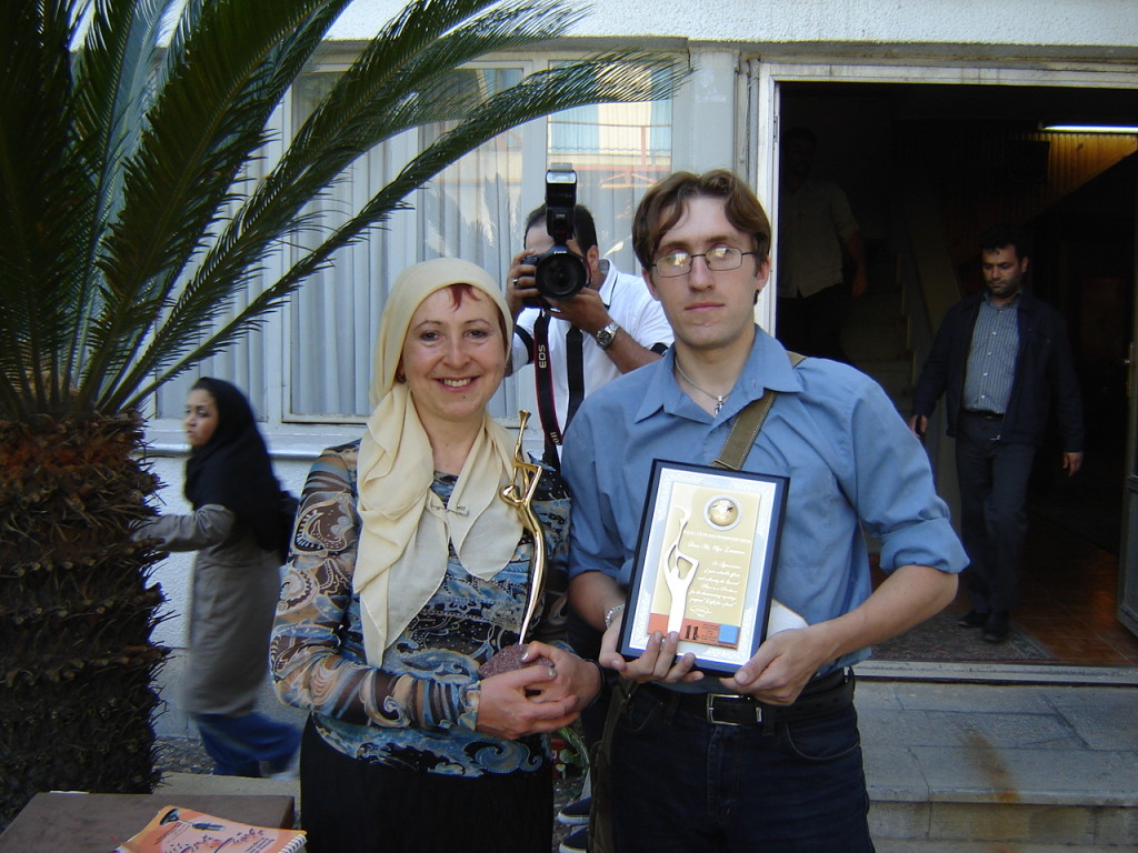 Ольга Иванова и переводчик Валерий Роговченко