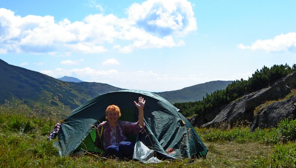 Я в палаике у озера Бребенескул