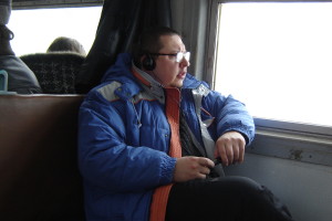 Шева в поїзді