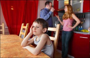 Parents swear, and child worries